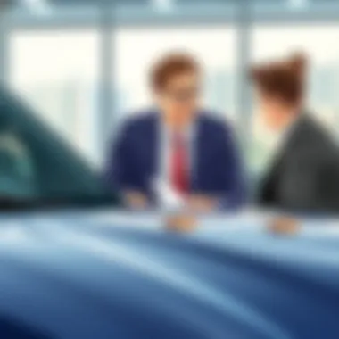 Consulting a Financial Advisor A financial advisor discussing options with a client