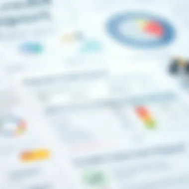 Illustration of evaluating credit report