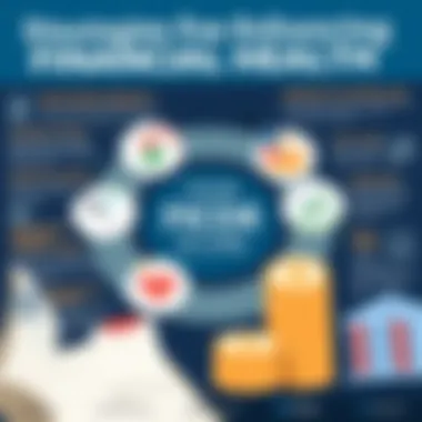 Conceptual image of financial health strategies