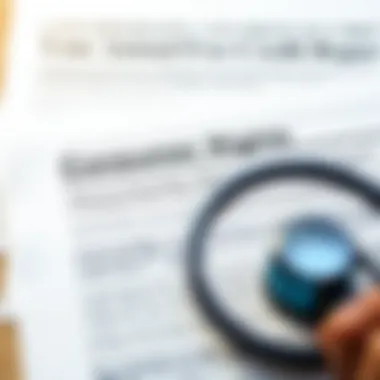 Consumer Rights and Credit Reporting Legal document illustrating consumer rights