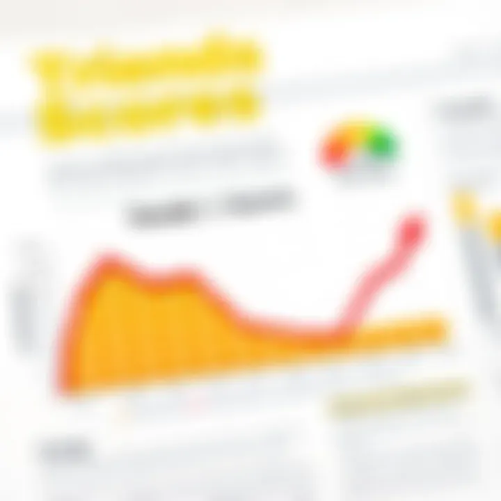 Trends in Credit Scores Graph showing credit score trends over time