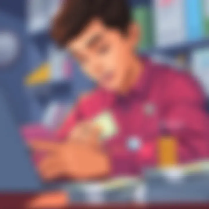 Effective Personal Finance Management Strategies Person managing personal finances with online tools