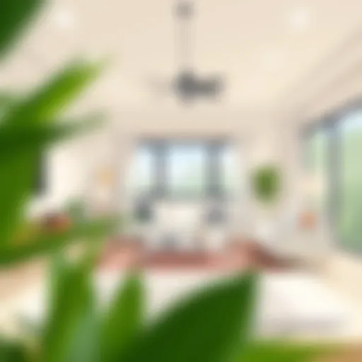 Stylish Rental Living Room A cozy rental living room showcasing modern decor