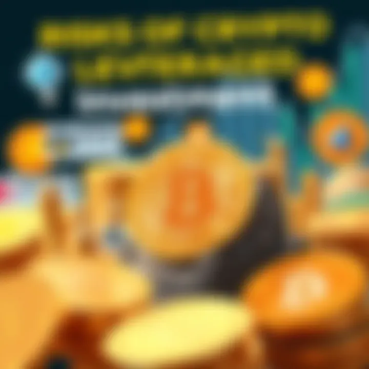 Infographic depicting risks associated with crypto leveraged investments