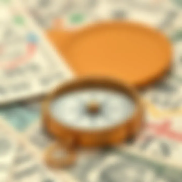 Guidance in Financial Decisions A compass symbolizing guidance in financial decisions