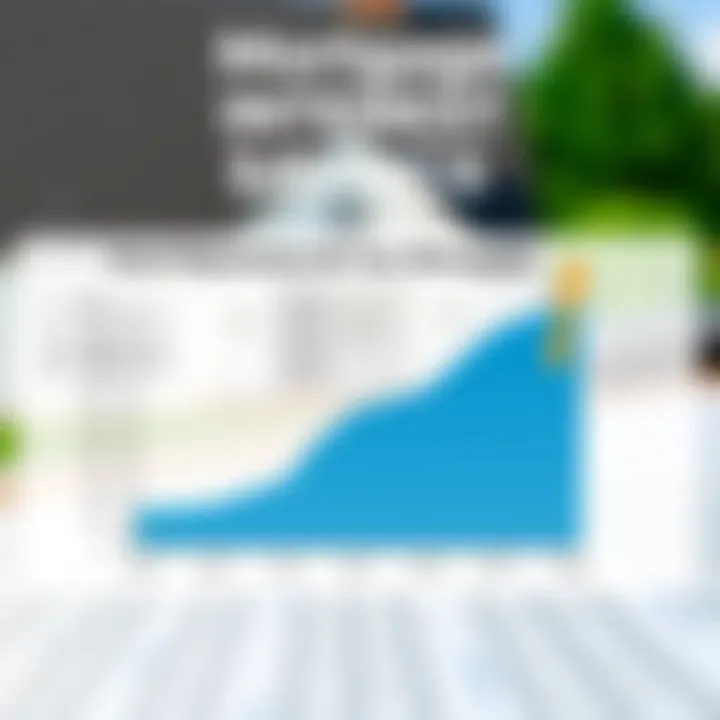 Illustration of a graph showing mortgage interest savings