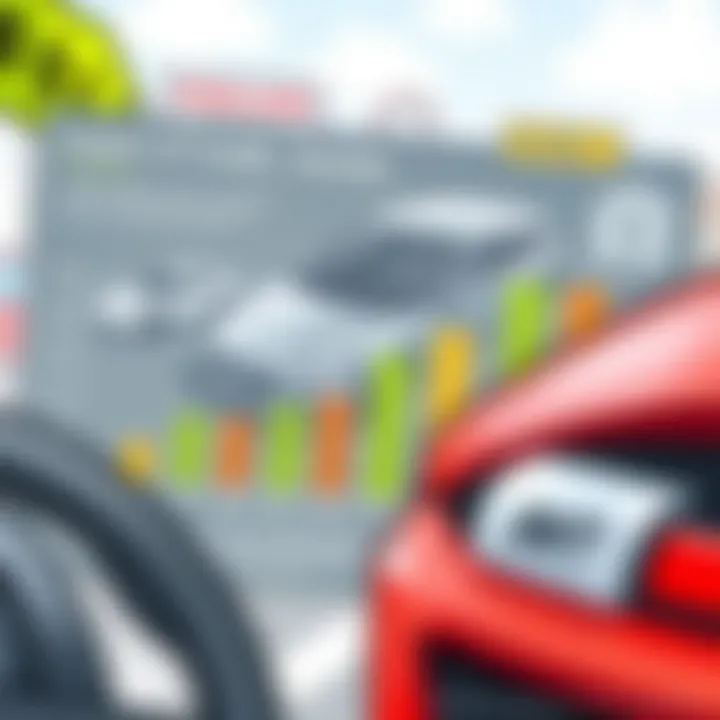 Impact of Credit Scores on Auto Financing Chart depicting the impact of credit scores on auto financing