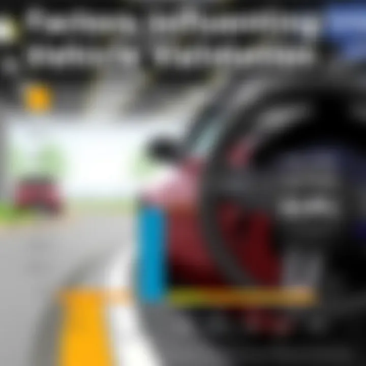 Factors Influencing Vehicle Valuation Graph illustrating factors affecting vehicle market value