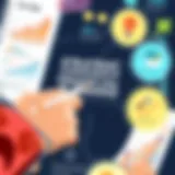 An abstract representation of financial strategy development