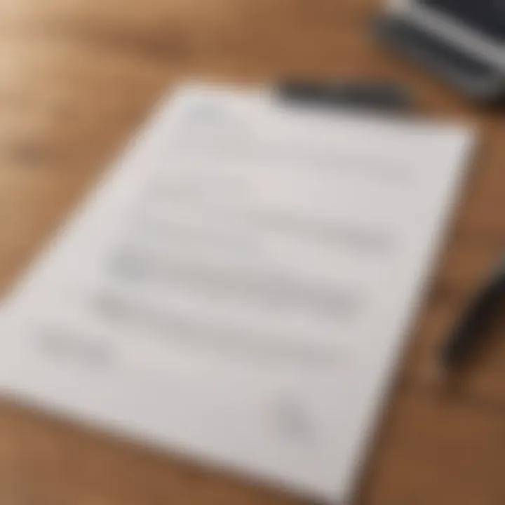 Legal documents and pen on a wooden table