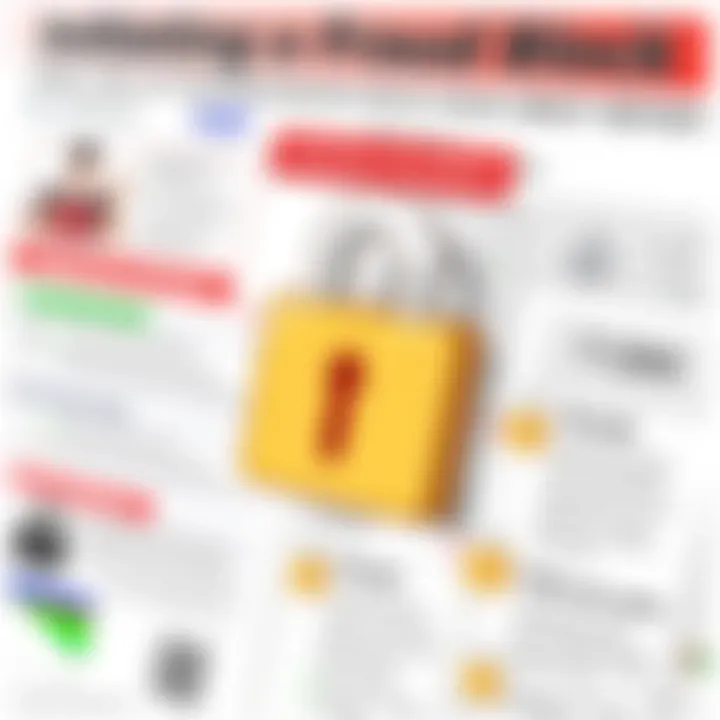 Visual guide on how to initiate a fraud block