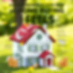 Illustration depicting various fees associated with home buying