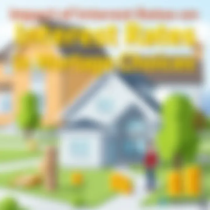 Impact of Interest Rates on Mortgage Choices Infographic on the implications of interest rates on mortgage decisions