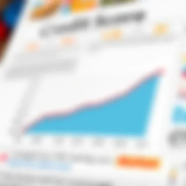 Credit Score Improvement Statistics Graph showing improvement in credit scores over time