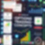 Graphical representation of options trading concepts