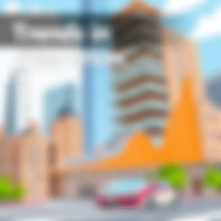 Graph depicting trends in London flat prices over the past decade