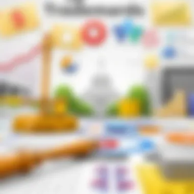 Legal Implications of Trademarks A conceptual image reflecting legal implications of trademarks