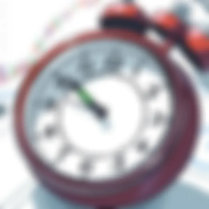 Timely Filing Importance A clock symbolizing time-sensitive decisions