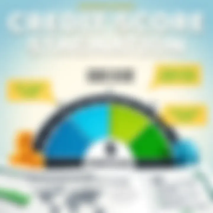 Conceptual image of credit score stagnation