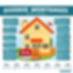 A detailed infographic illustrating various types of mortgages available in the market.