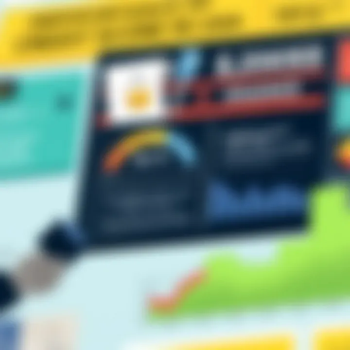 Importance of Credit Scores in Finance An infographic depicting the significance of credit scores in financial decisions.
