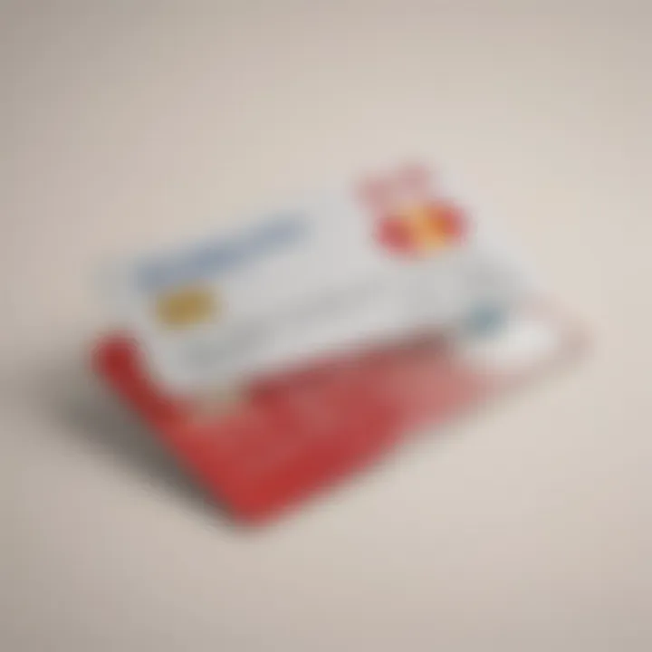 A debit card next to a MoneyGram logo